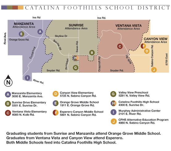 CATALINA FOOTHILLS SCHOOL DISTRICT Home Finder