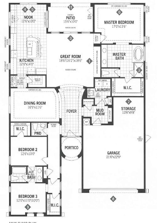 MATTAMY HOMES PANORAMA FLOOR PLAN Dove Mtn