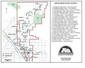 Amphitheater School District Map