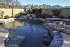 backyard pools tucson homes for sale