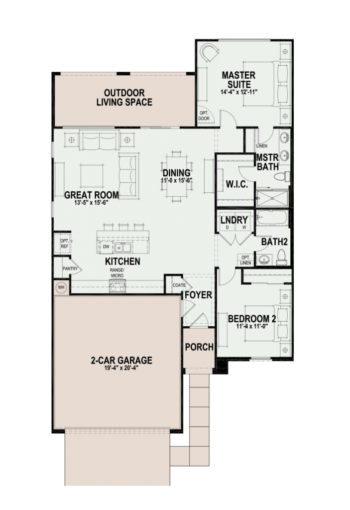 Quail Creek Sagebrush Floor Plan