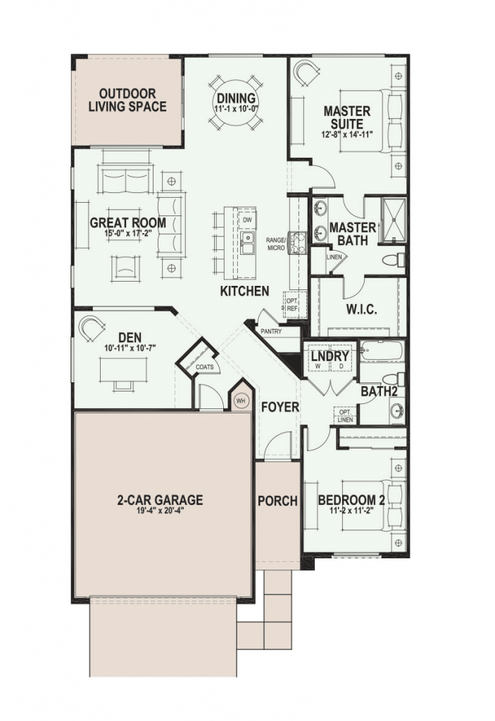 Quail Creek Lariat floor plan