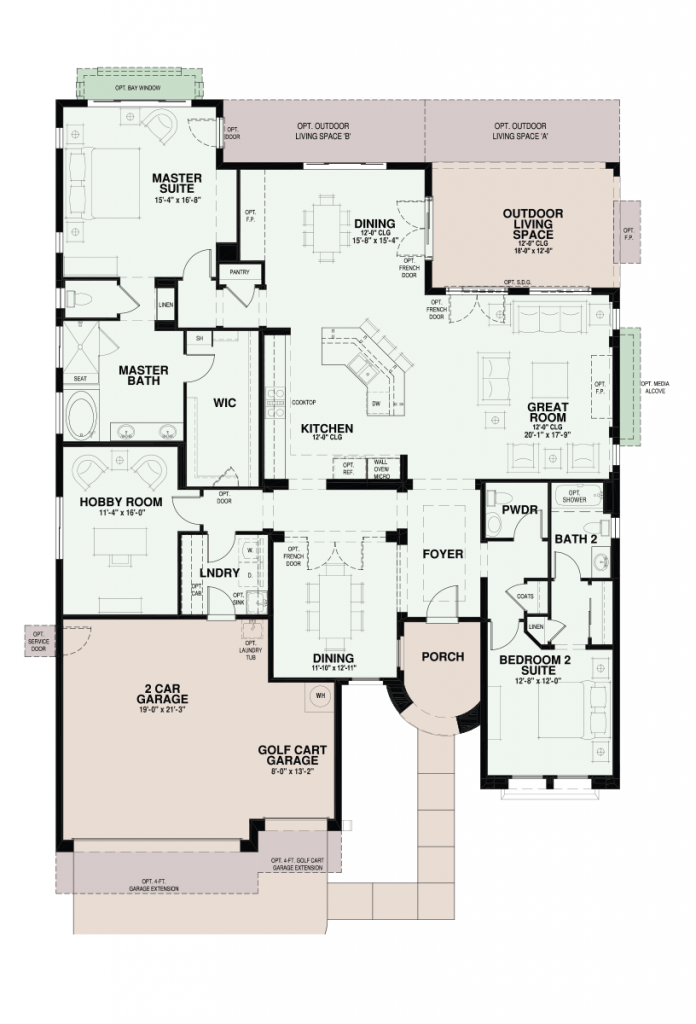 Quail Creek Sonata Floor Plan