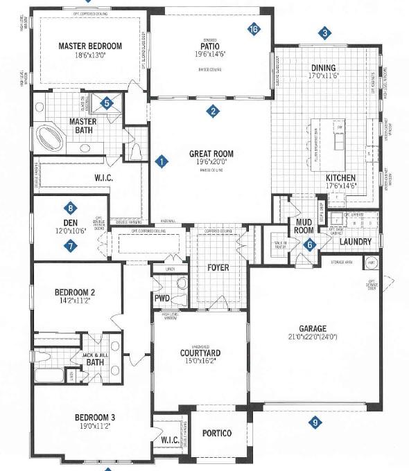 Mattamy Homes Artesa Floor Plan