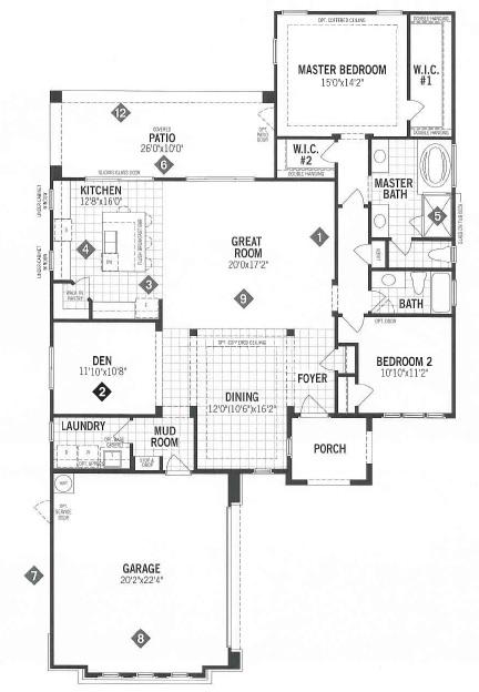 Mattamy Homes Outlook Floor Plan 