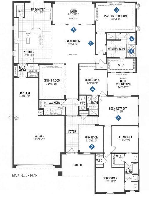 Mattamy Homes Quinlan Floor Plan
