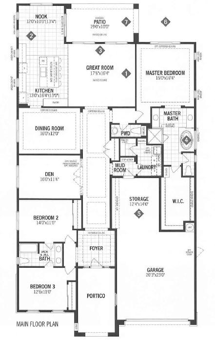Mattamy Homes Vista Floor Plan