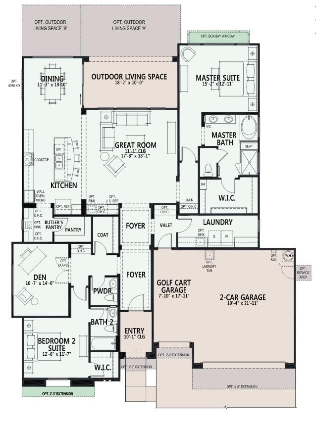 Quail Creek Pavona Floor Plan