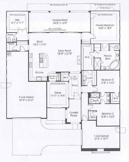 CENTER POINTE VISTOSO SUPERSITITION FLOORPLAN Oro Valley