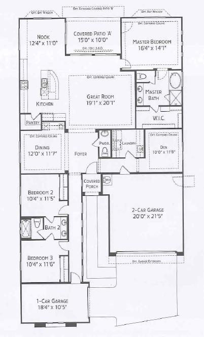 Center Pointe Vistoso Bisbee Floorplan