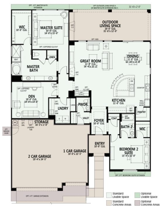 saddlebrooke ranch vienta model home