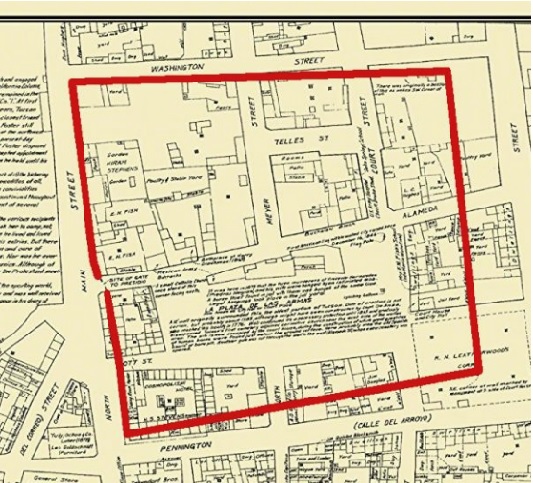 map san agustin Presidio tucson