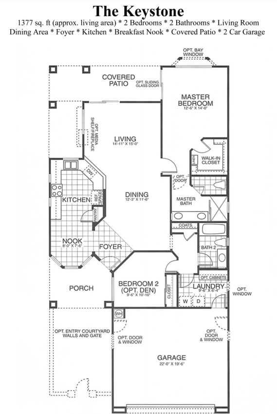 Keystone floor plan highlands